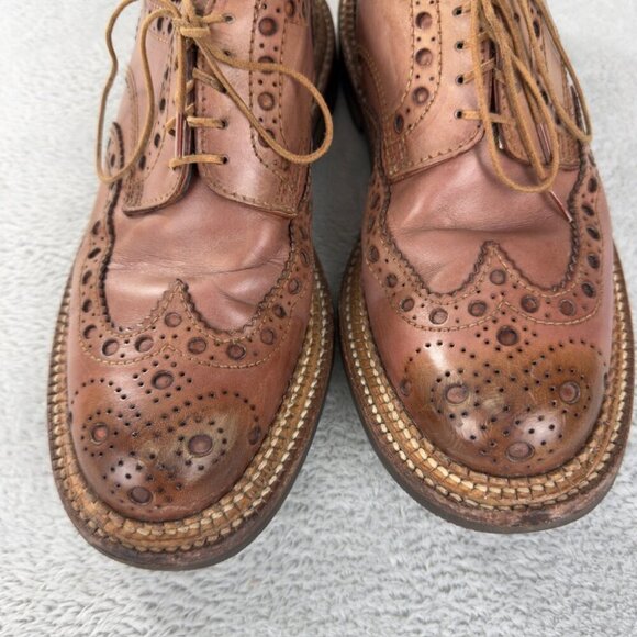 Grenson G One Oxford Leather Shoes – Men’s Size 7.5 UK / 8.5 US Handmade - Picture 5 of 12